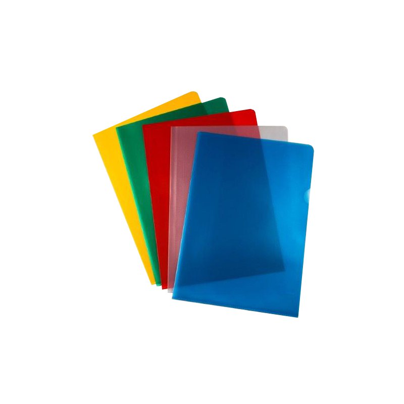 proOFFICE chemises de classement A4, film PP structuré, vert, 100 pièces